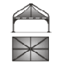 Dimensiuni Barocco rectangular