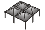 Dimensiuni Pagoda 4x4
